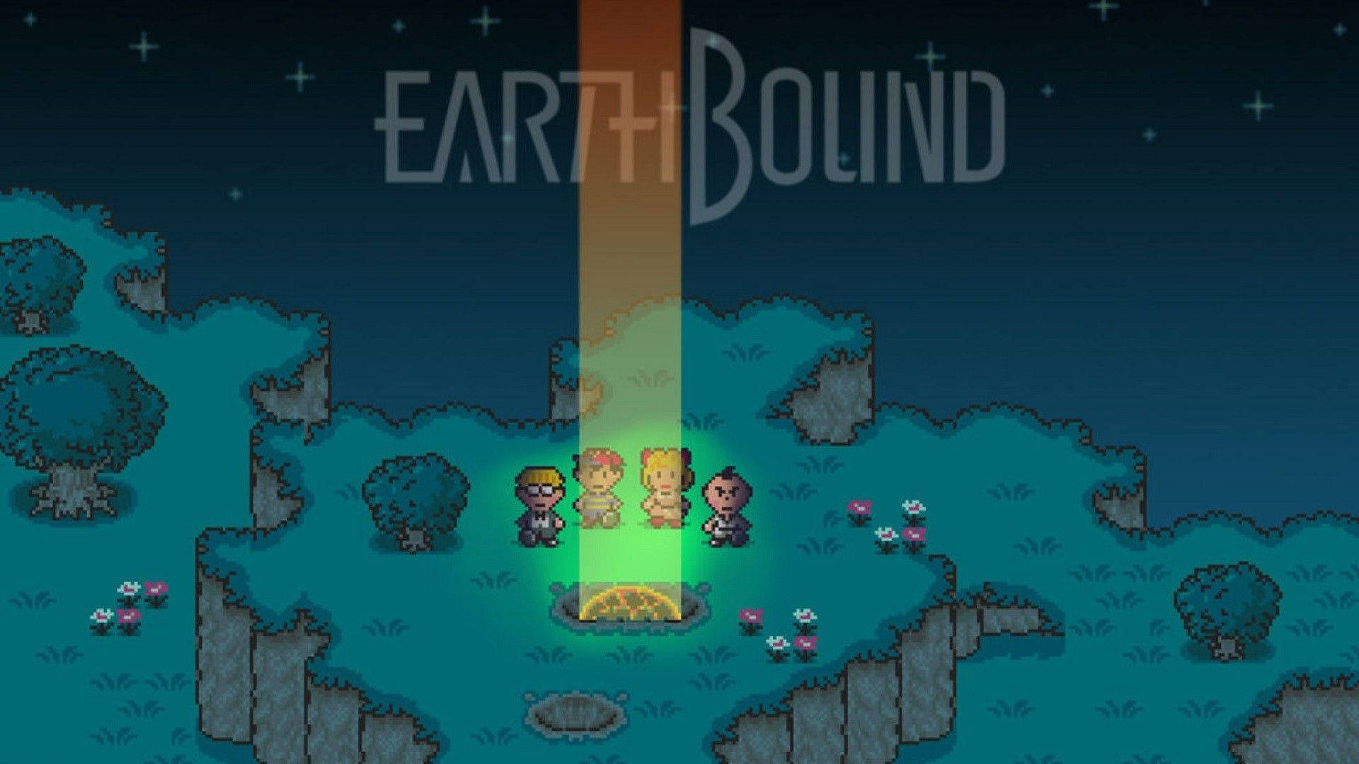 Earthbound Glowing Comet In Mountain