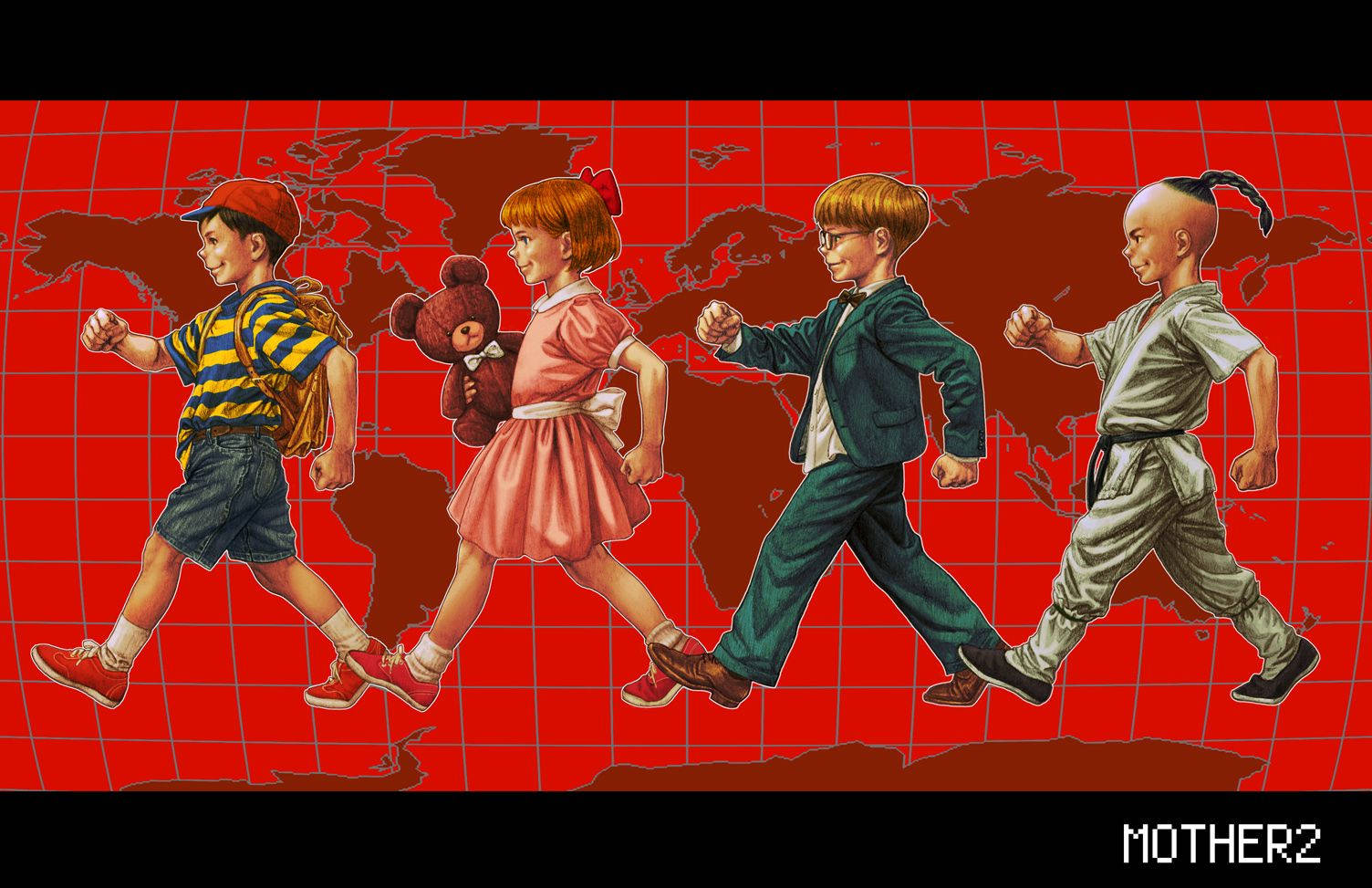 Earthbound Marching In Red World Map