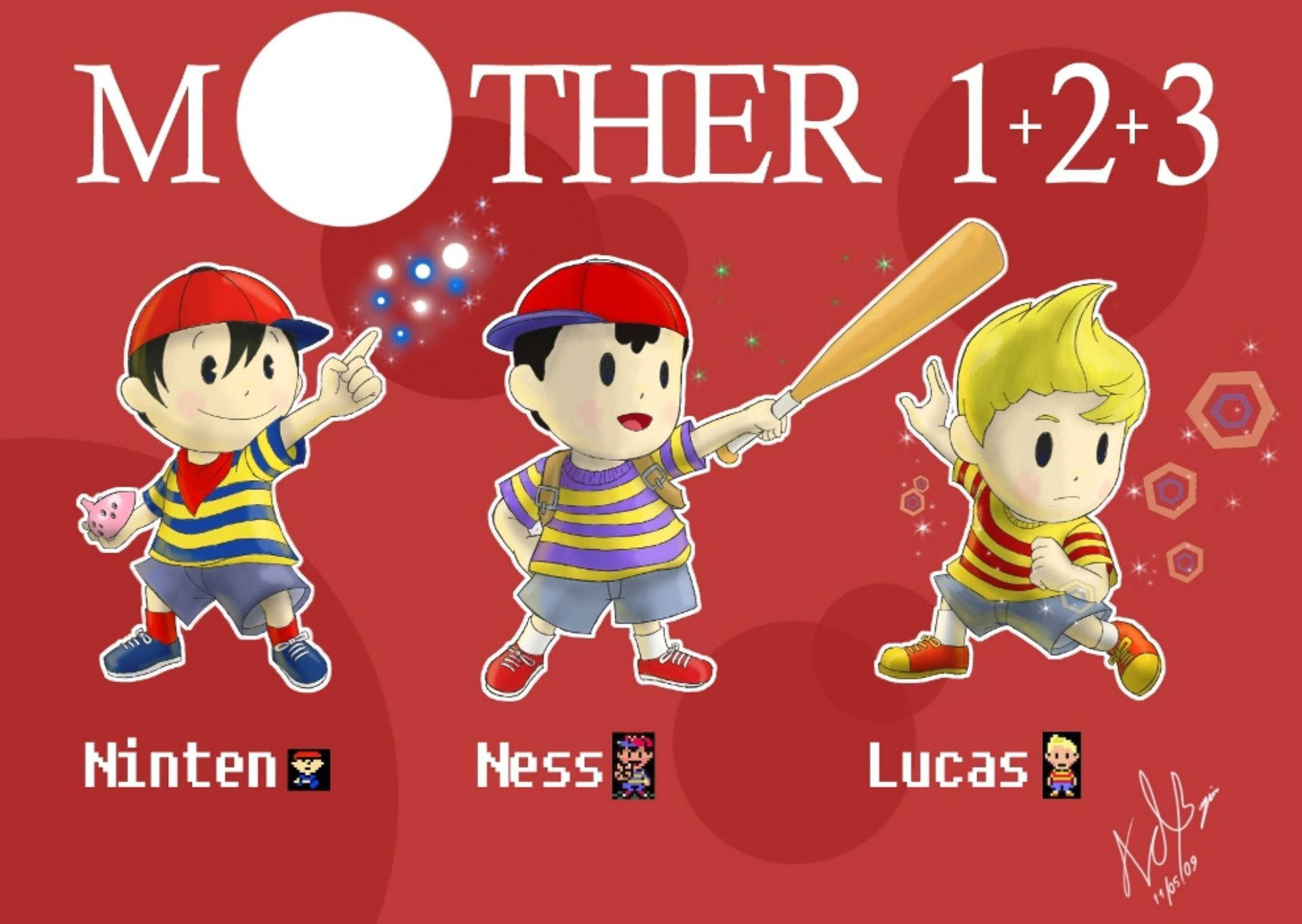 Earthbound Mother 1+2+3 Poster