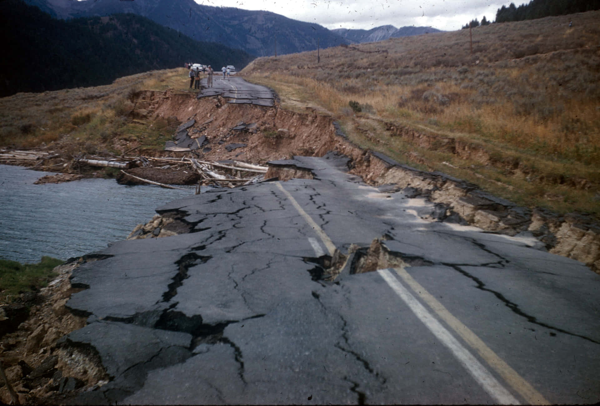 Damage caused by an earthquake