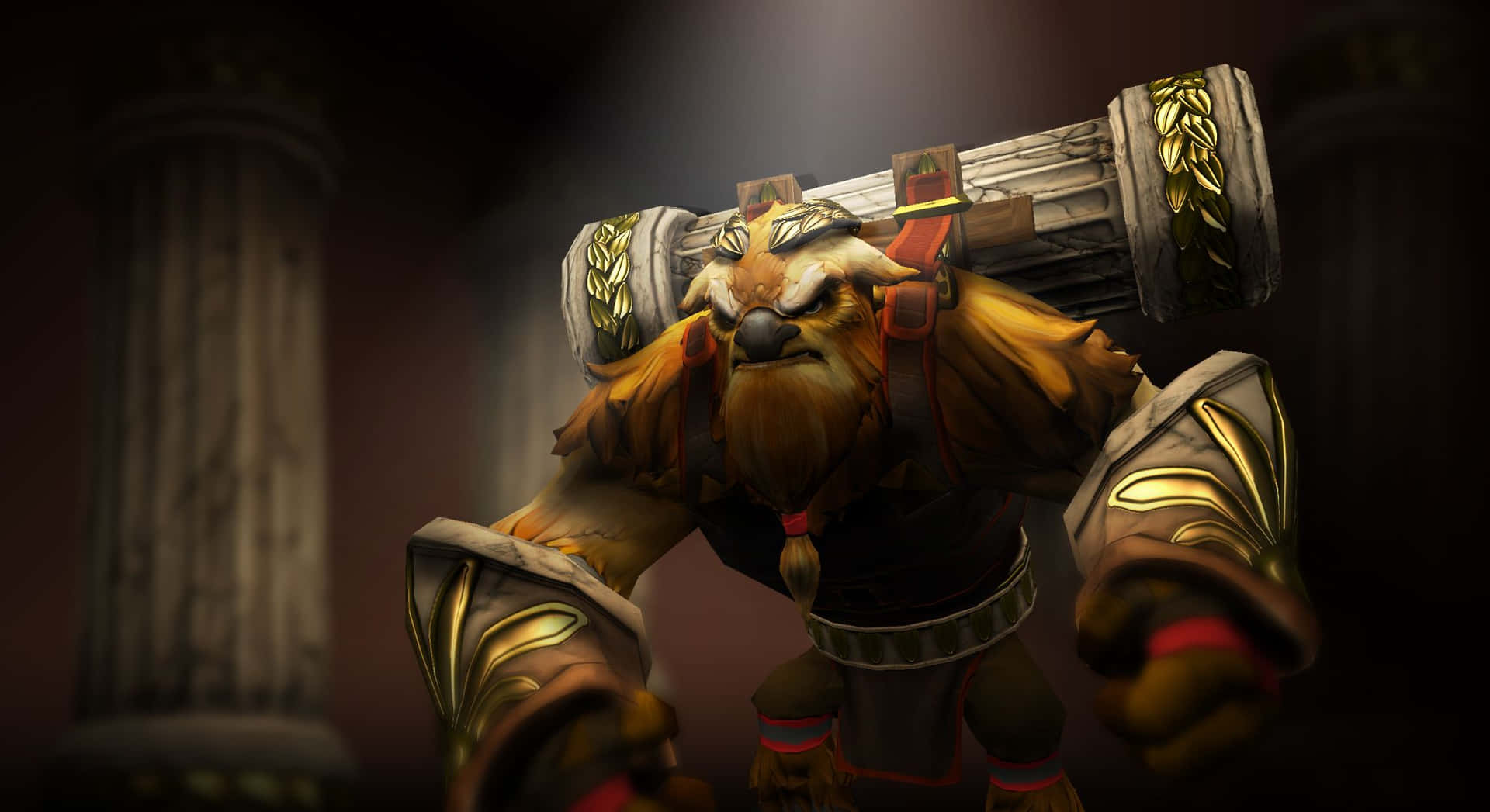 Earthshaker unleashing a powerful shockwave Wallpaper