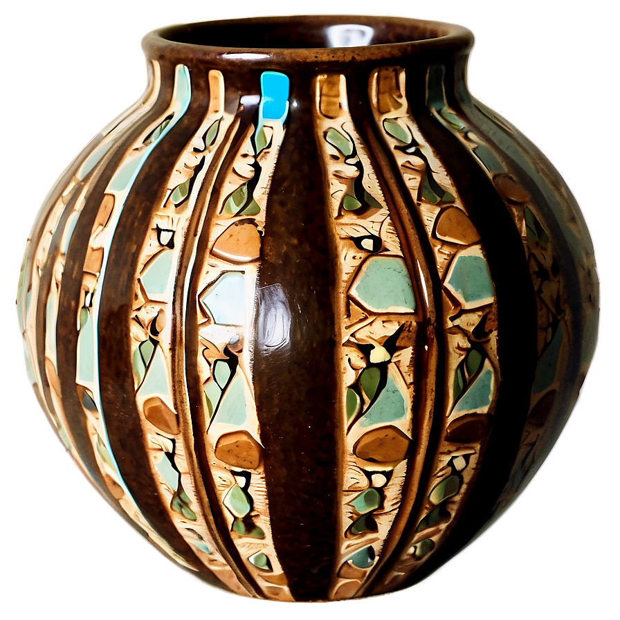 Download Earthy Brown Pottery Vase Png Oxk | Wallpapers.com