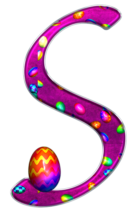 Download Easter Alphabet Letter S | Wallpapers.com