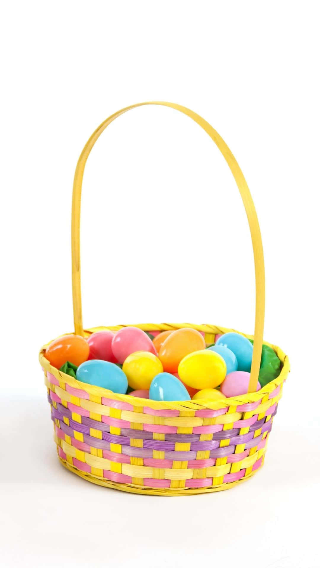 Celebrate Easter with a  Colorful, Decorative Basket Wallpaper