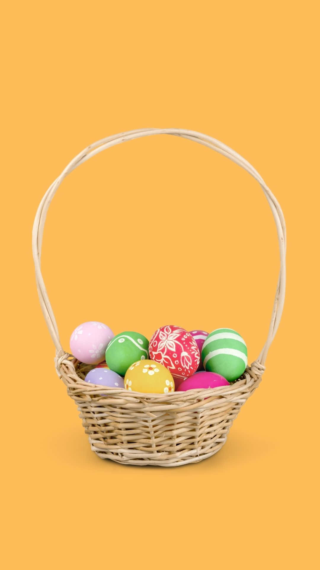 Get inspired for Easter with this beautiful basket Wallpaper