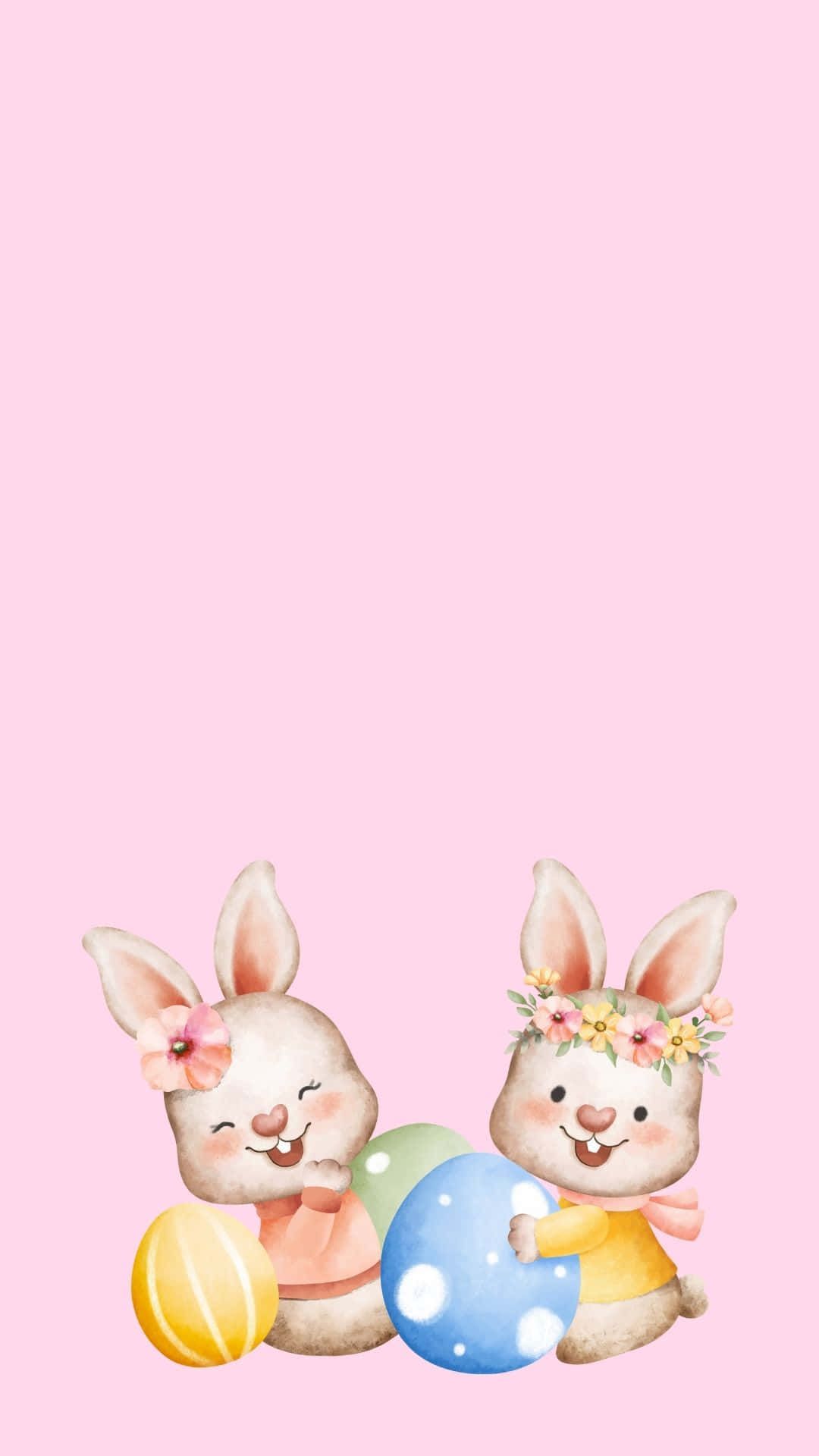¡celebrala Pascua Con El Conejo De Pascua! Fondo de pantalla