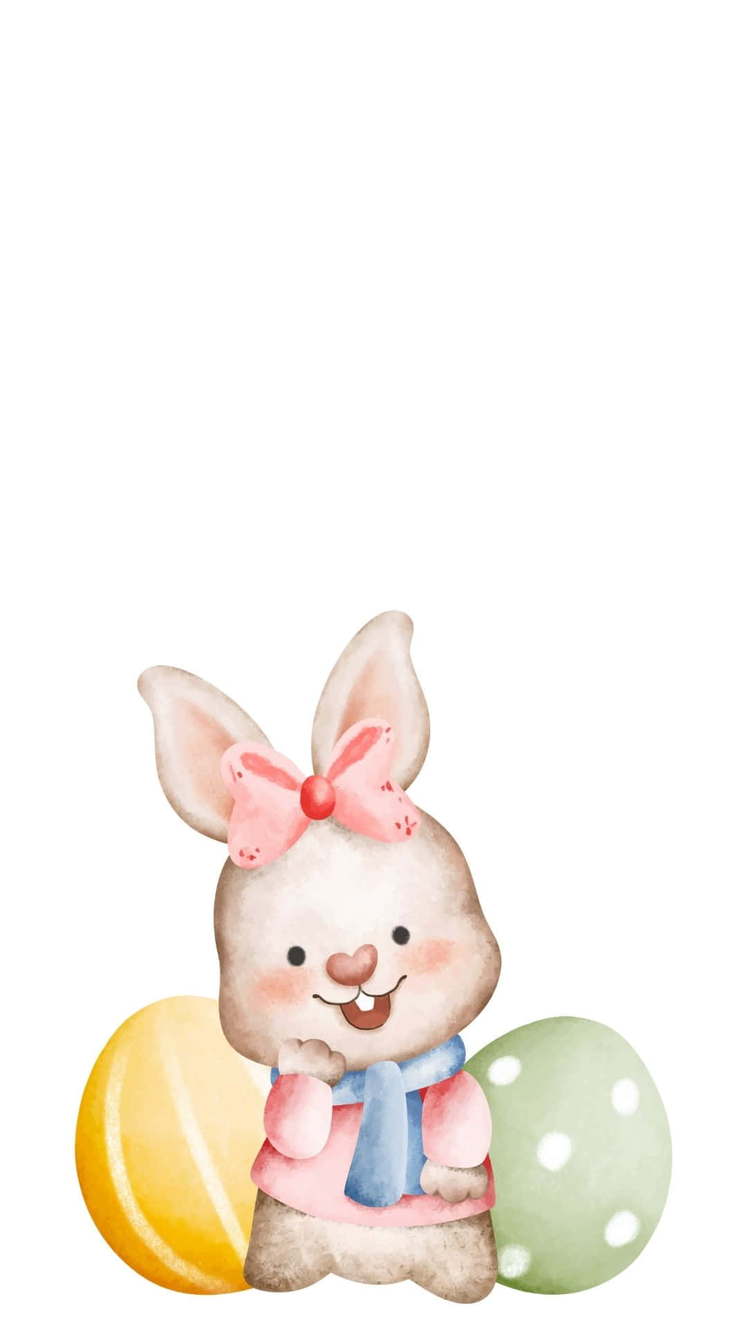 ¡elconejo De Pascua Está Listo Para Repartir Alegría De Pascua! Fondo de pantalla