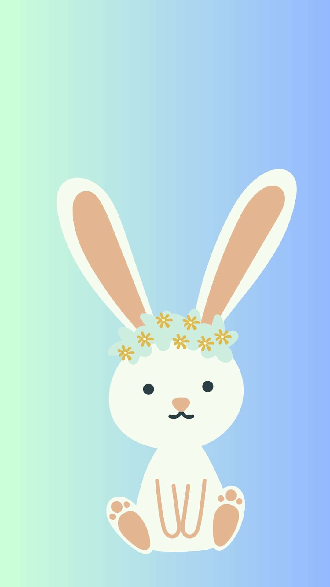 ¡prepáratepara La Fiesta De Pascua Con Este Conejito Esponjoso! Fondo de pantalla