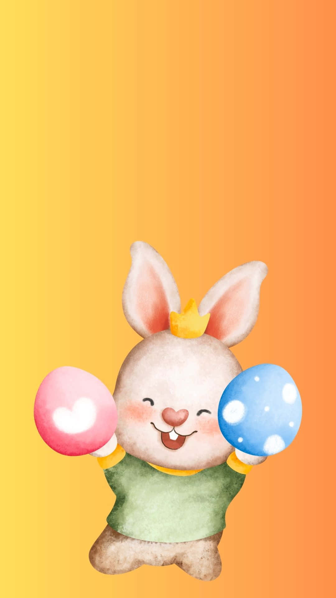 Celebrandola Pascua Con El Conejo De Pascua Fondo de pantalla