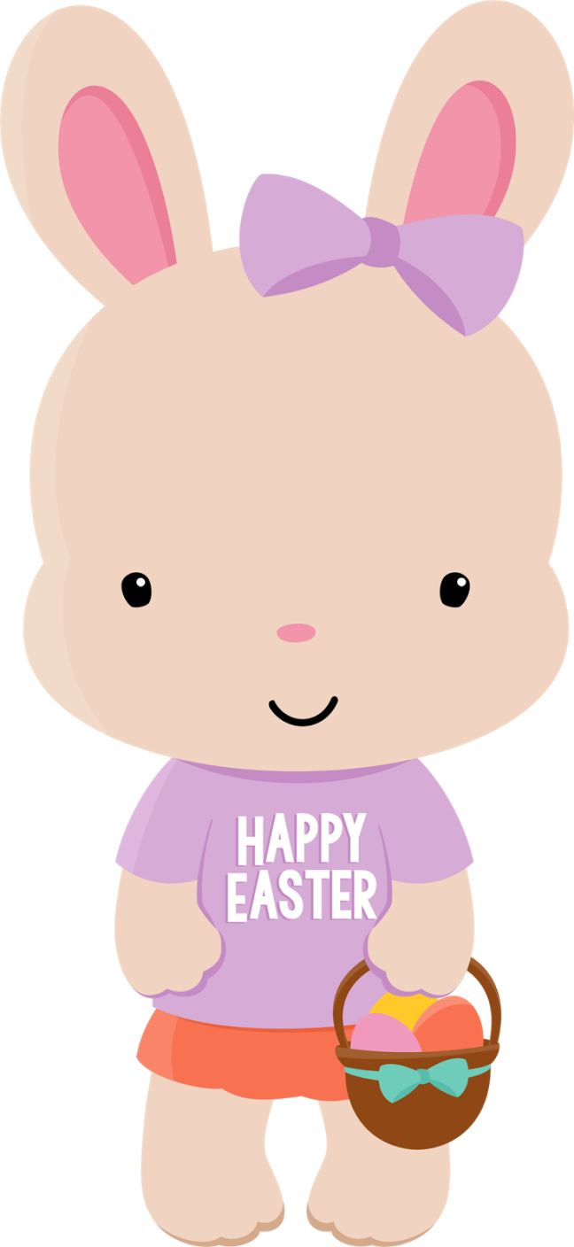 Easter Bunny Cartoon Celebration PNG