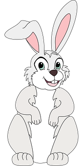 Easter Bunny Cartoon Character PNG