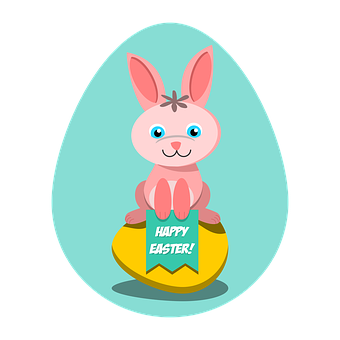 Easter Bunny Cartoon Egg PNG
