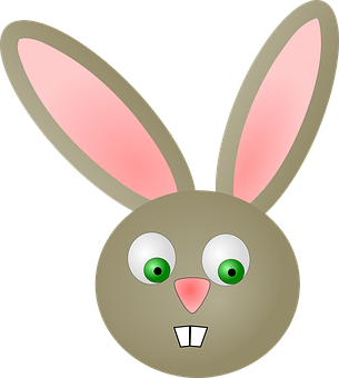 Easter Bunny Cartoon Graphic PNG