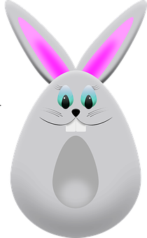 Easter Bunny Egg Graphic PNG