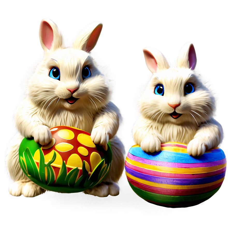 Easter Bunny Family Png Pkc PNG