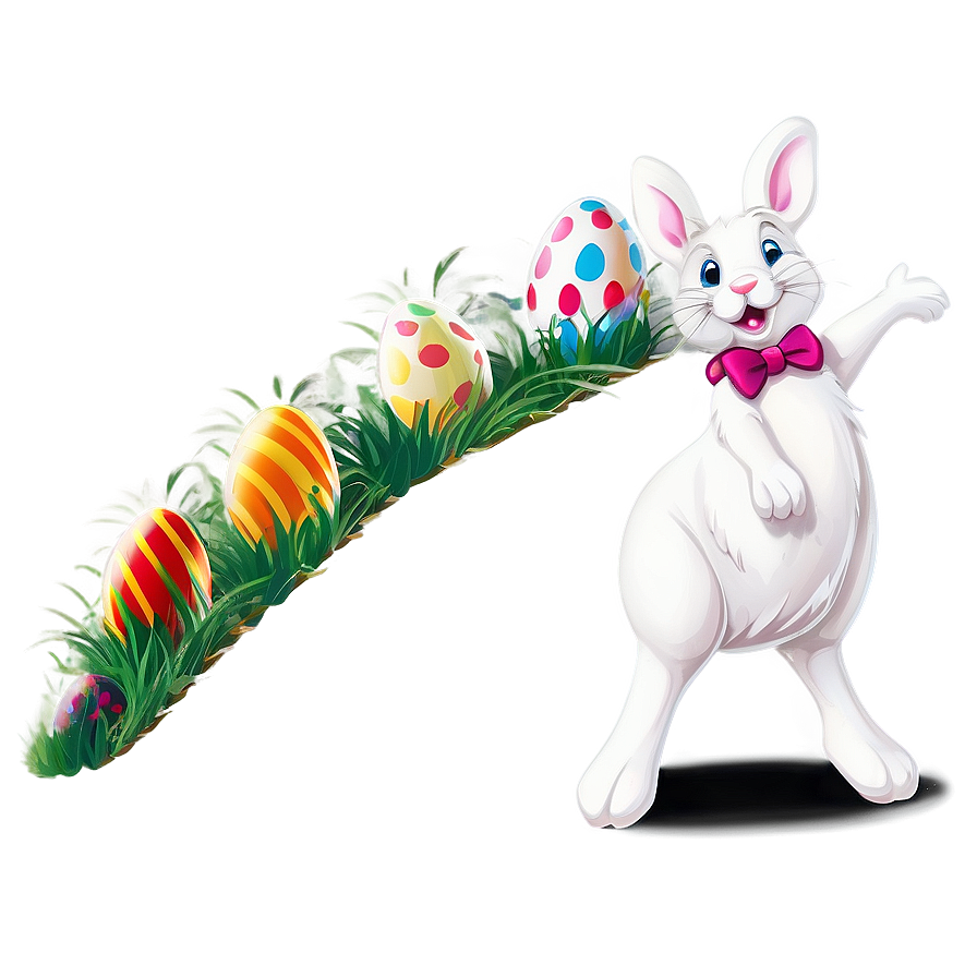 Easter Bunny Hopping Png 61 PNG