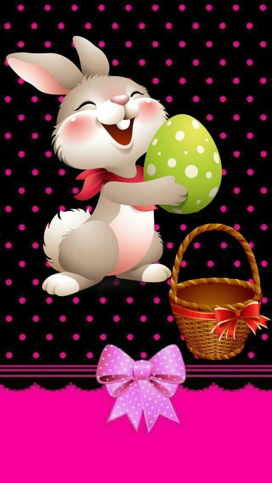 Cute Cartoon Easter Bunny Picture