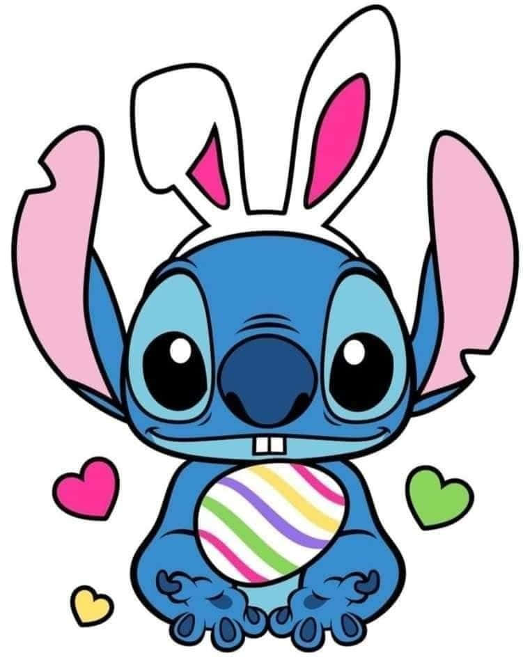Easter Bunny Stitchwith Egg Wallpaper