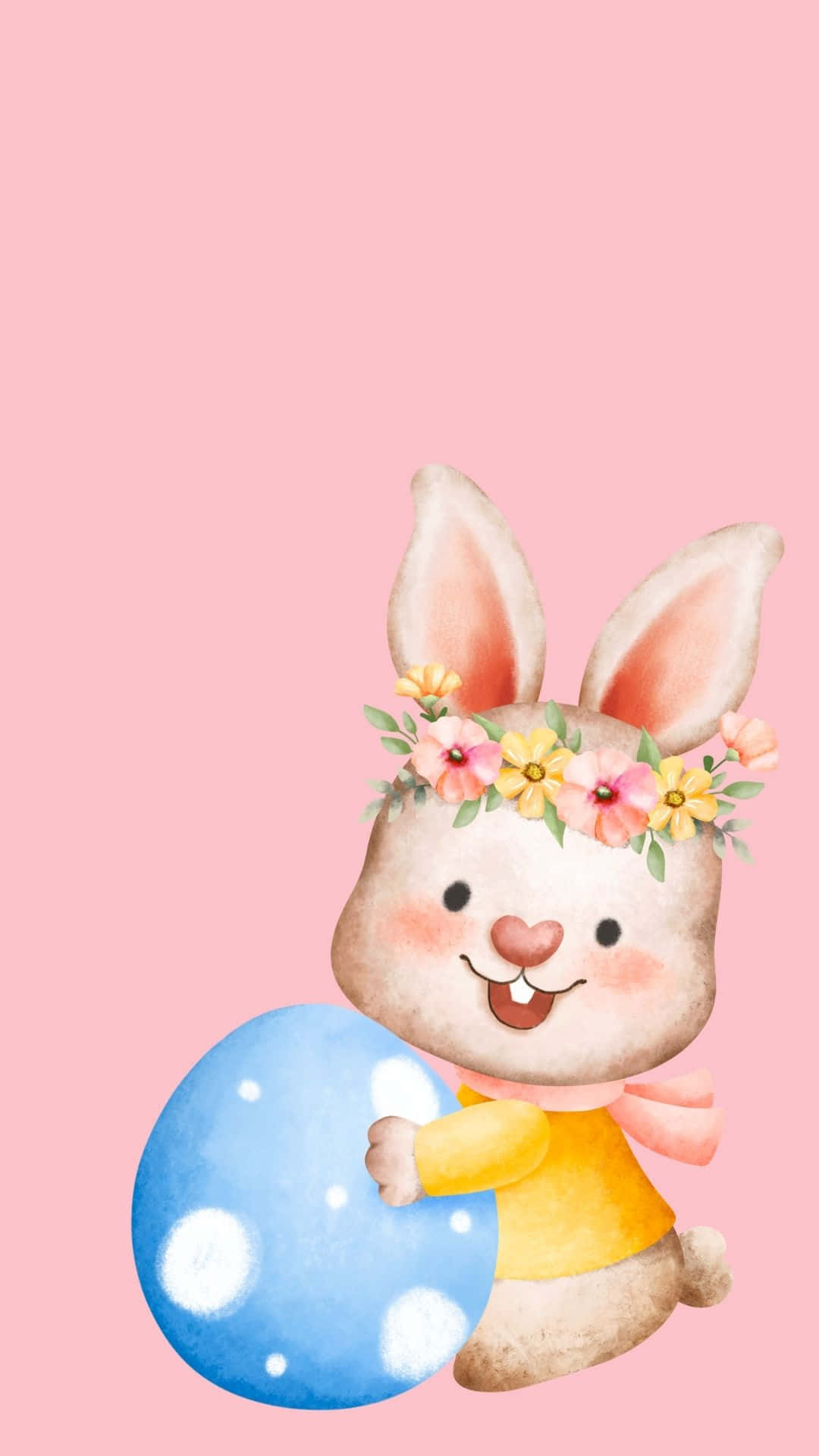 "The Easter Bunny Arrives!" Wallpaper