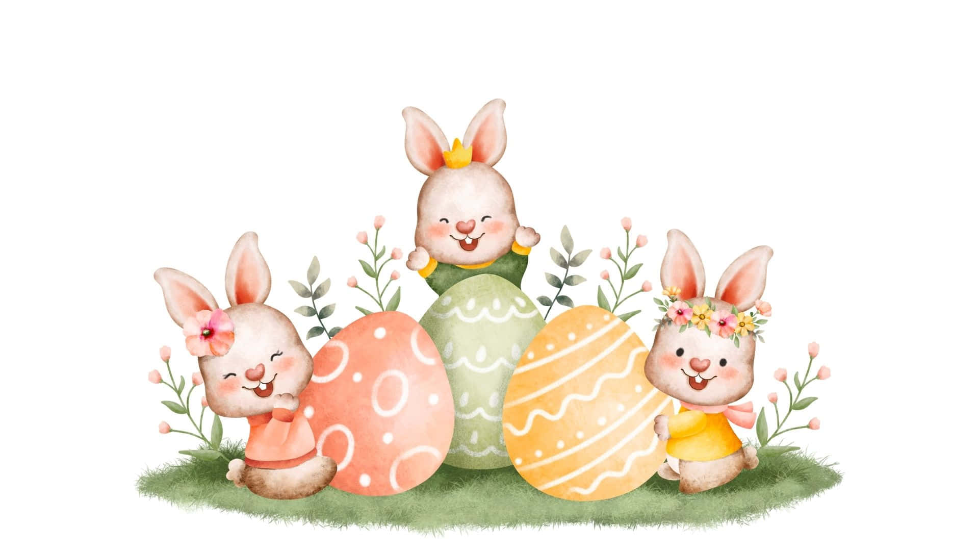 The Easter Bunny is Here! Wallpaper