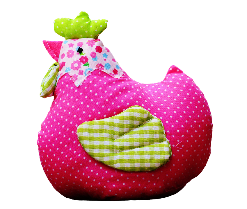 Easter Chicken Plush Toy.png PNG