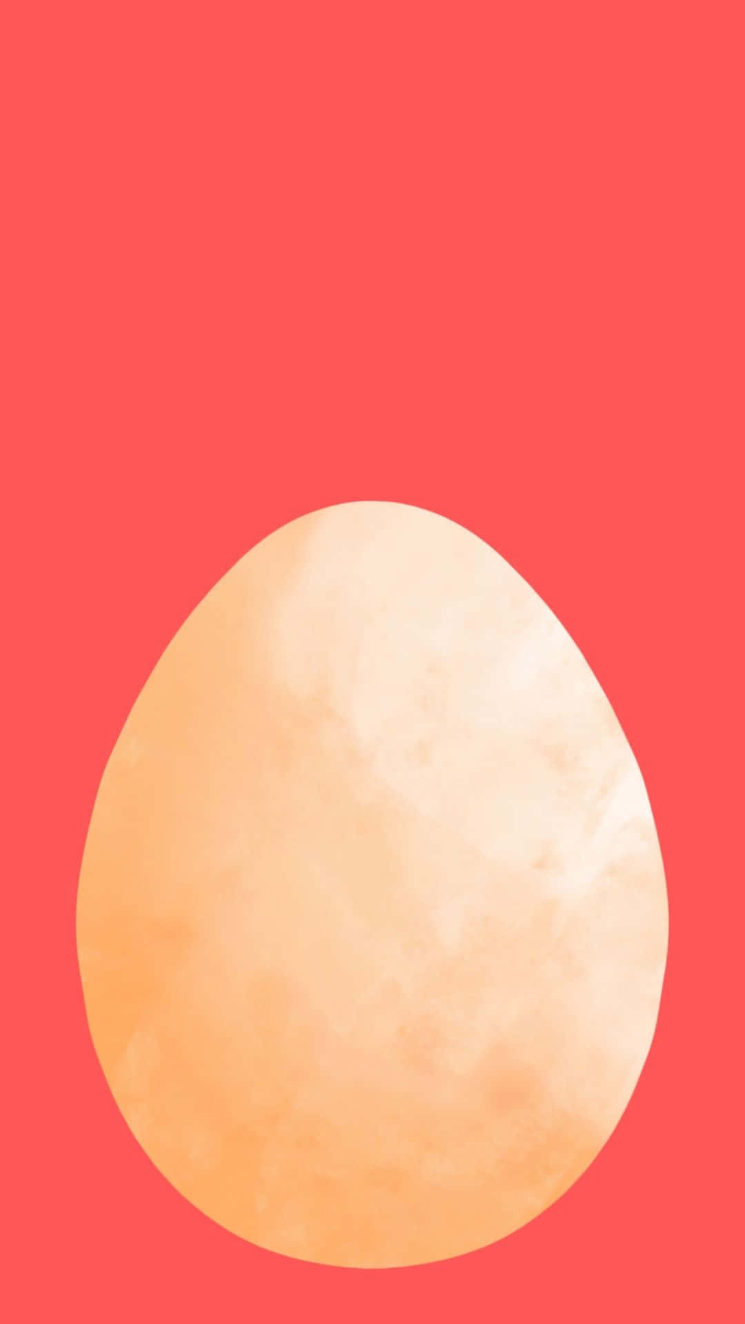 An Egg On A Red Background Wallpaper
