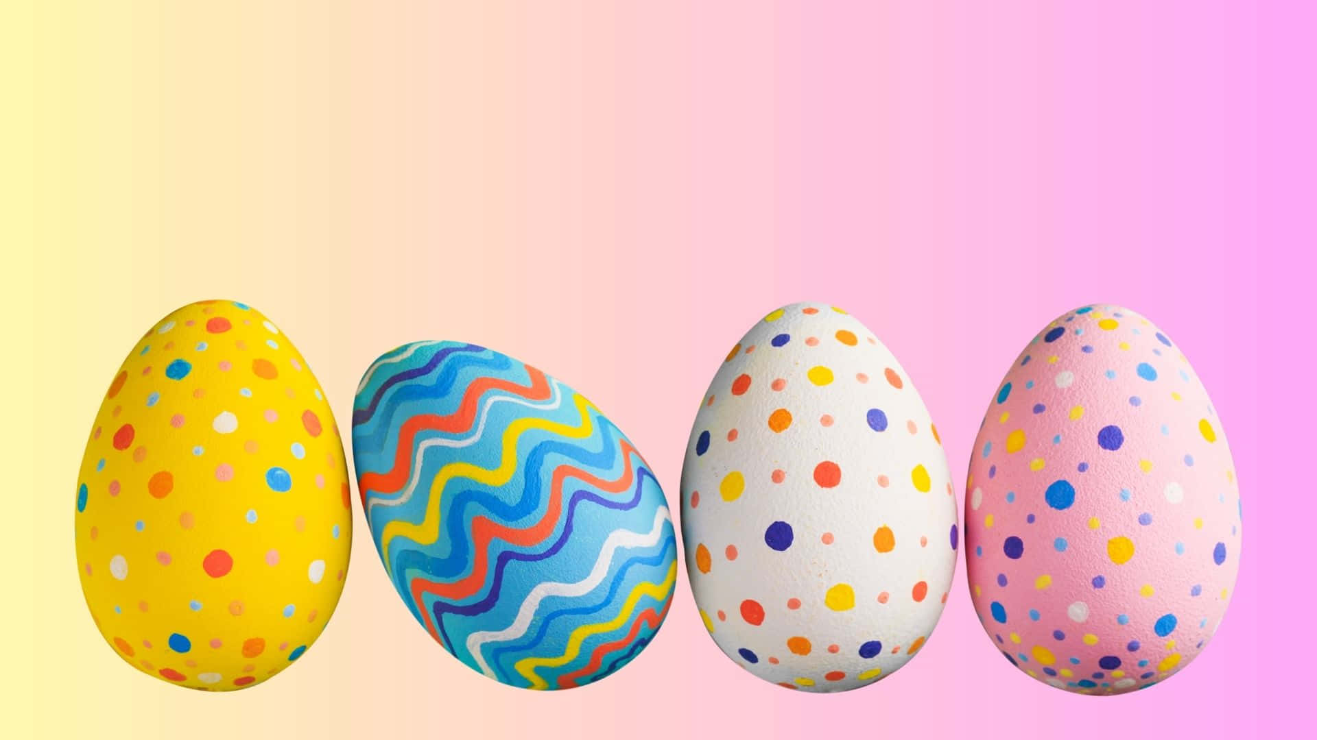 "A vibrant Easter egg showcasing the bursting colors of the spring season" Wallpaper
