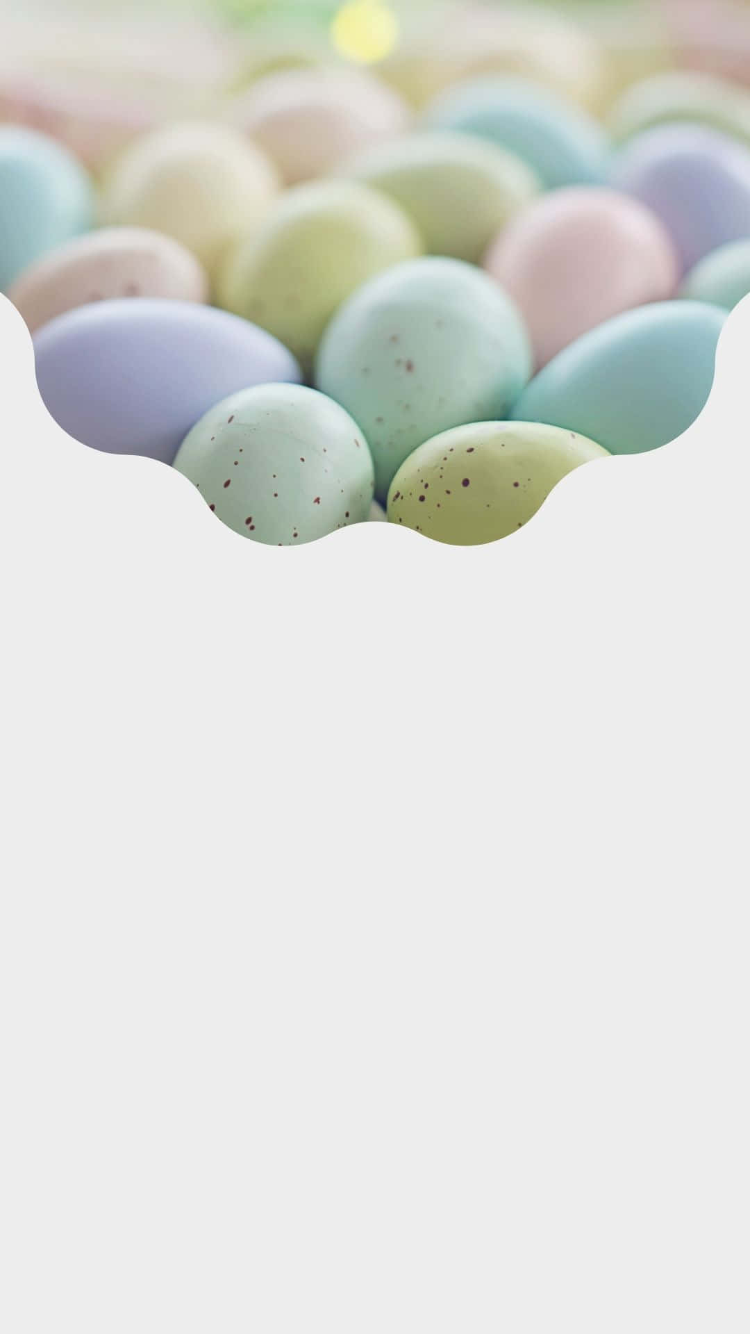 Pastel Colored Easter Egg Background