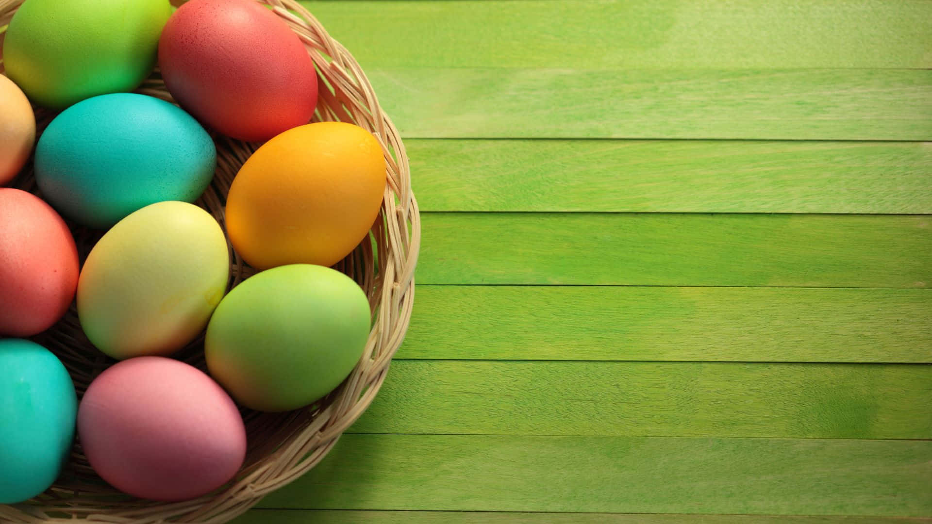 Fondode Pantalla De Huevos De Pascua Multicolores