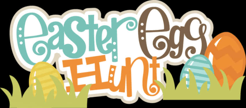 Easter Egg Hunt Banner PNG