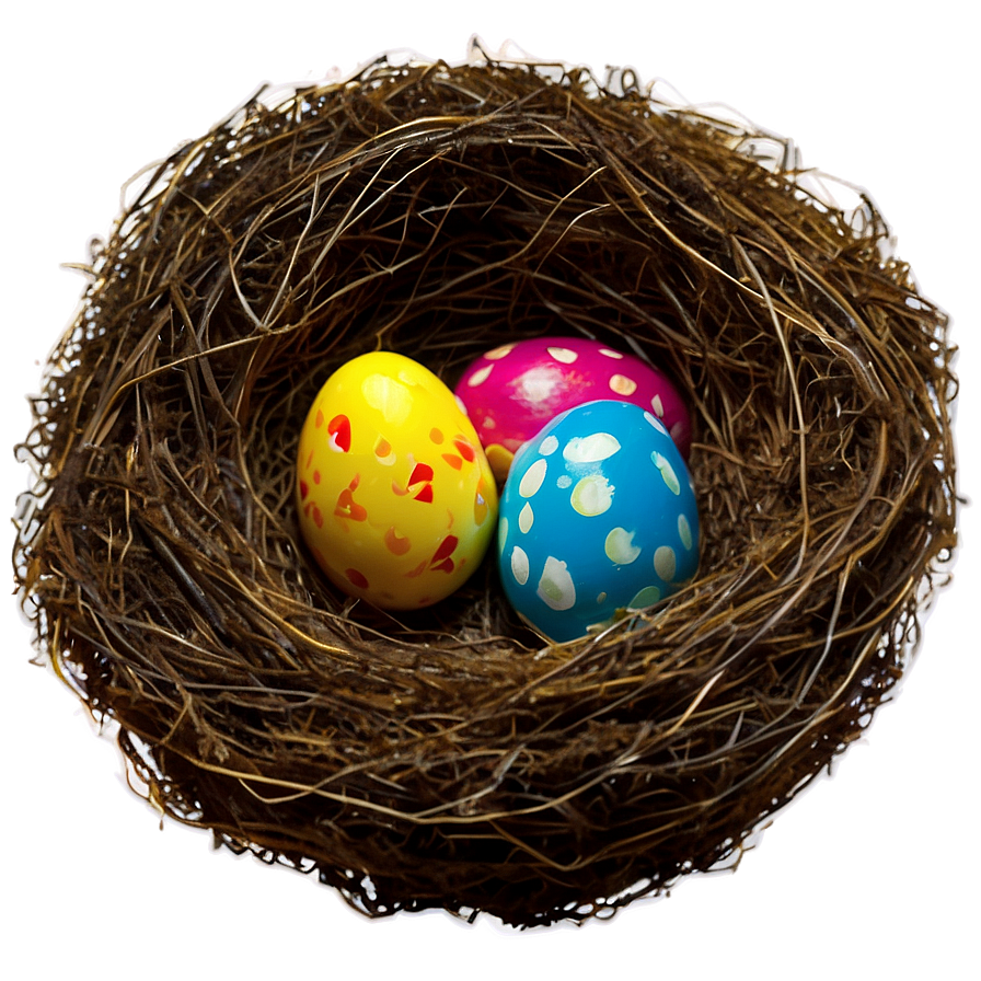 Download Easter Egg Nest Png Gah | Wallpapers.com