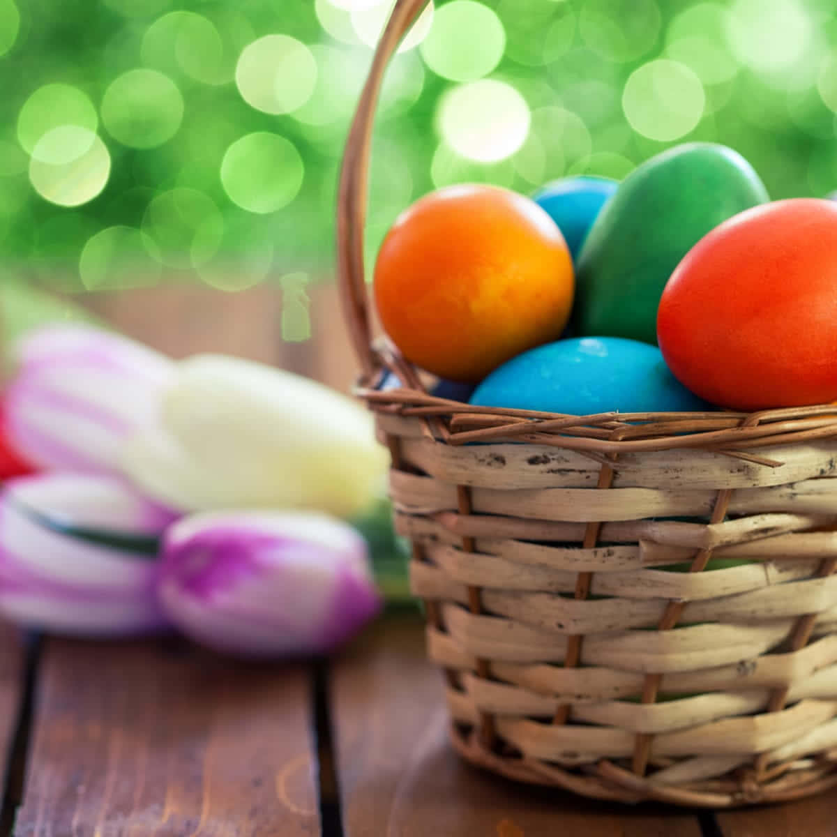 Colorful Easter Eggs for a Happy Easter