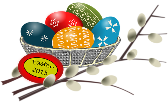 Easter Eggsin Basket2015 PNG