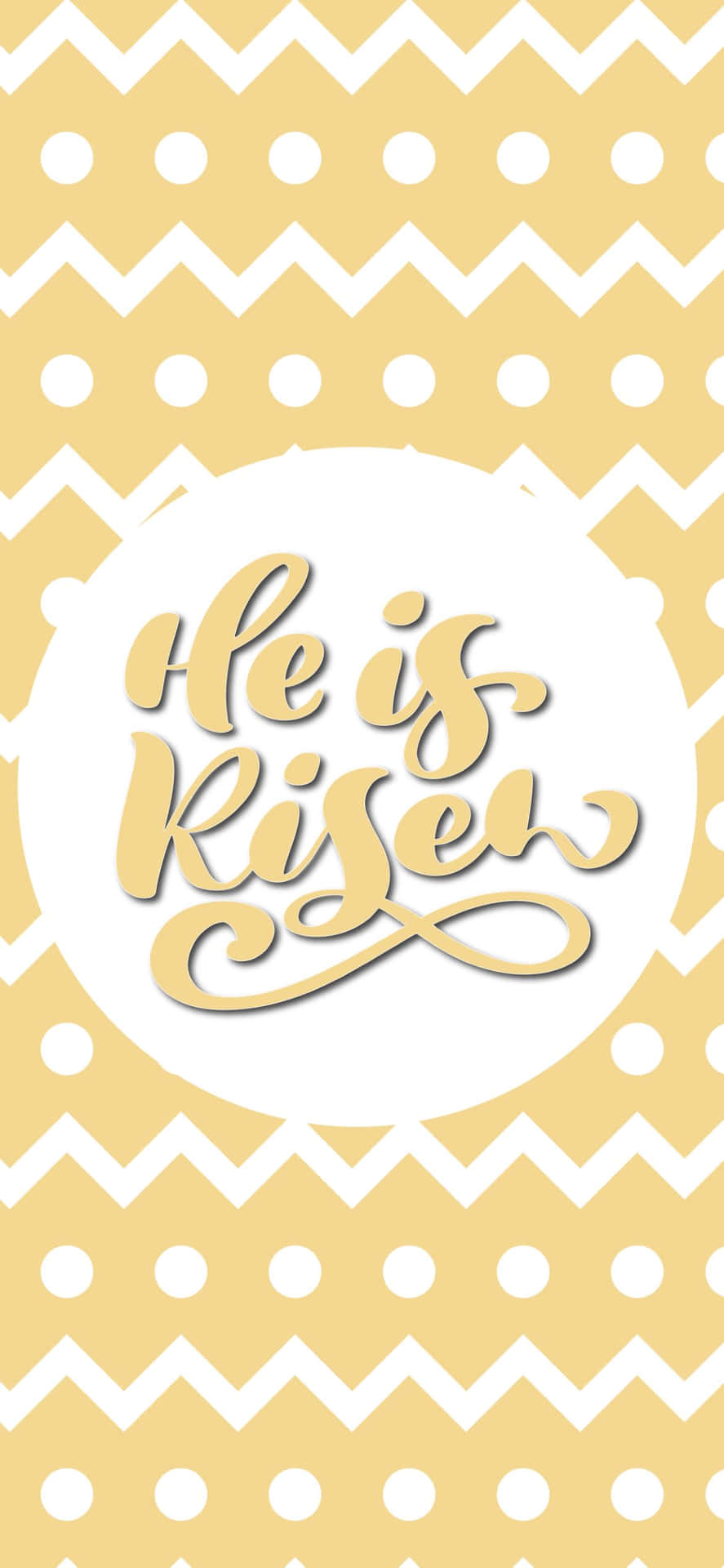 Easter He Is Risen Graphic Wallpaper