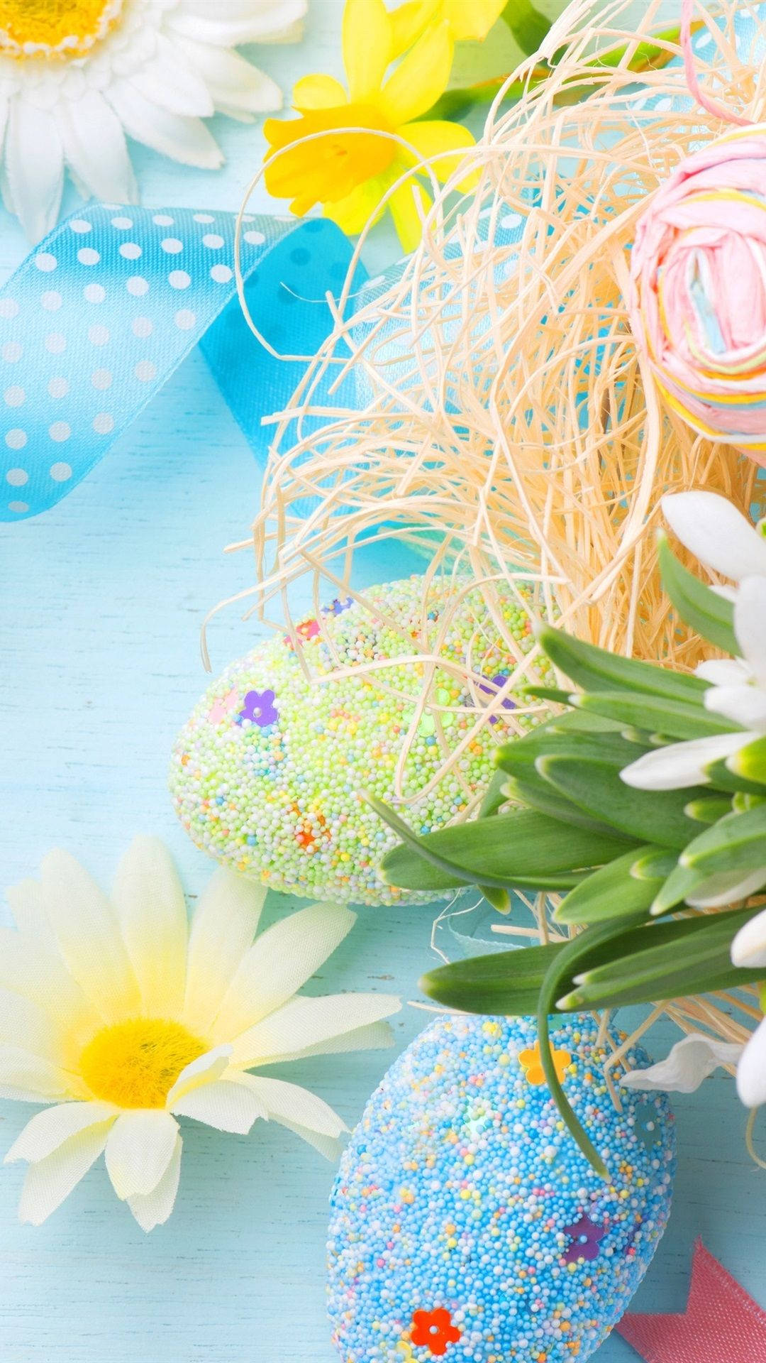 Welcome Spring with a fresh Easter themed Iphone Wallpaper