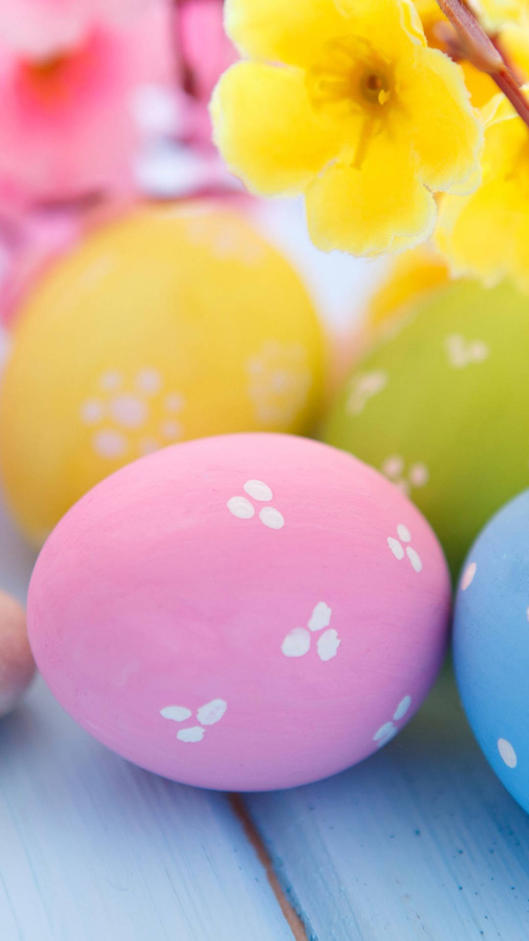 "Celebrate Easter with this beautiful iPhone wallpaper!" Wallpaper