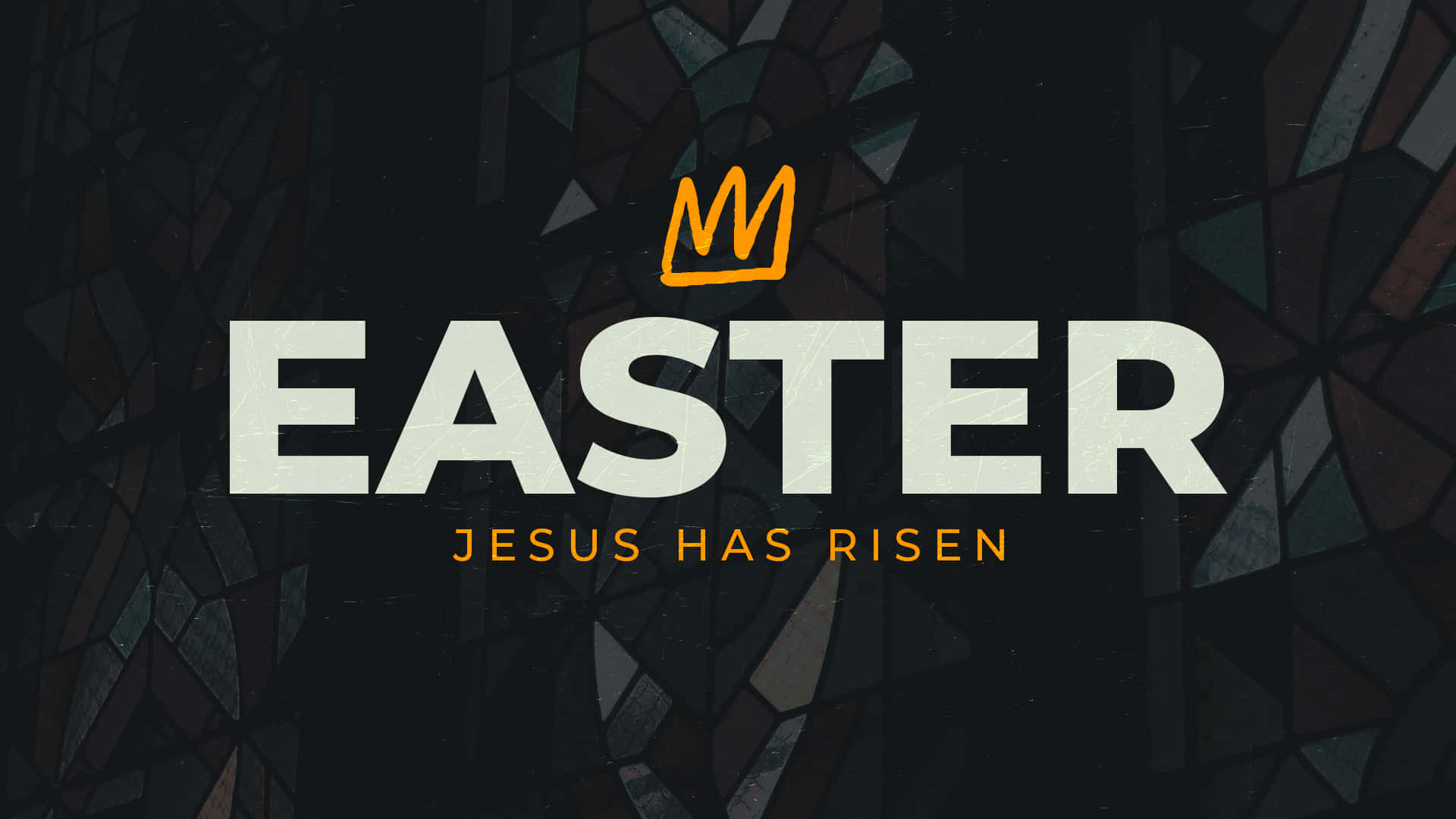 Easter Jesus Has Risen Graphic Wallpaper