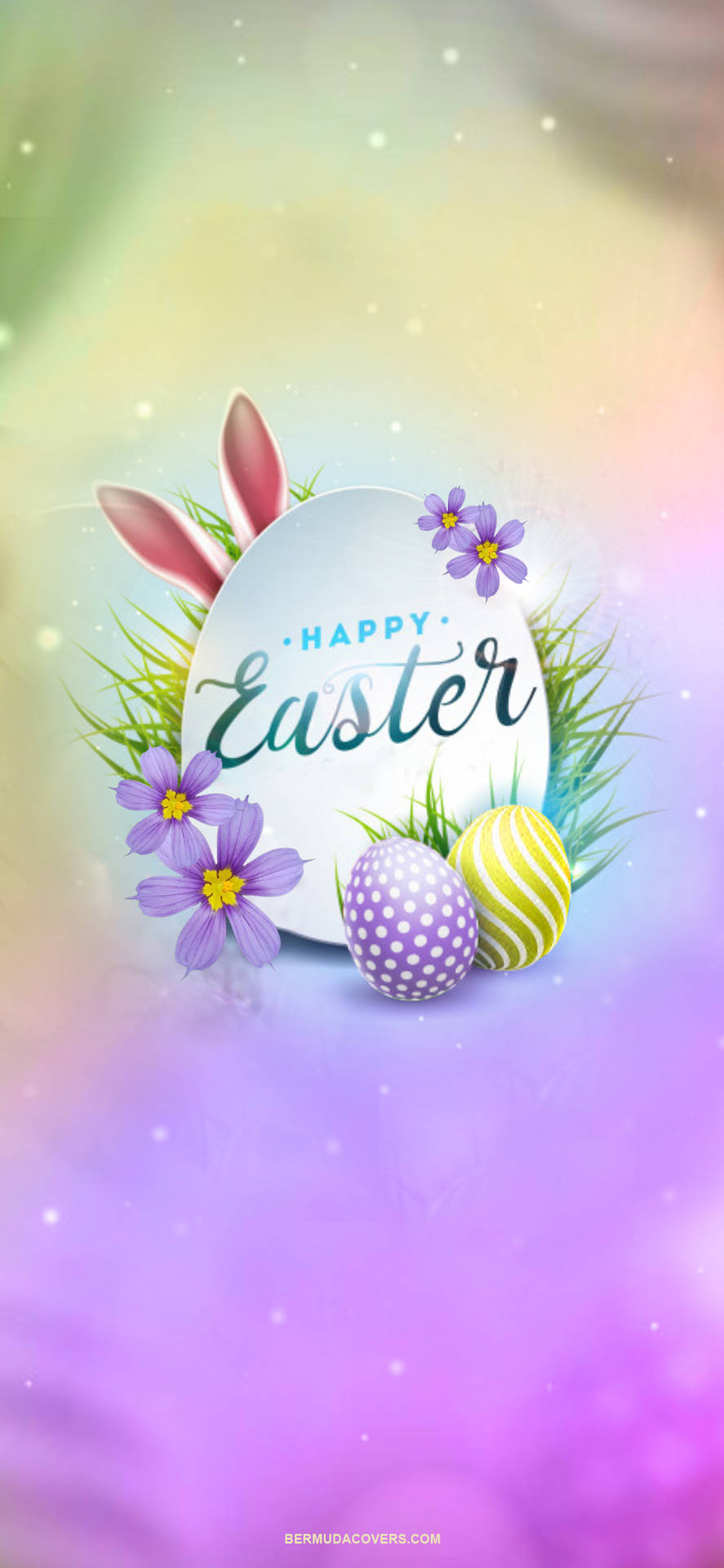 "Celebrate this Easter with a new phone!" Wallpaper