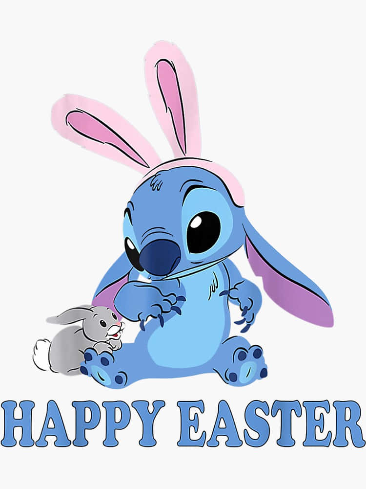 Easter Stitchwith Bunny Ears Wallpaper