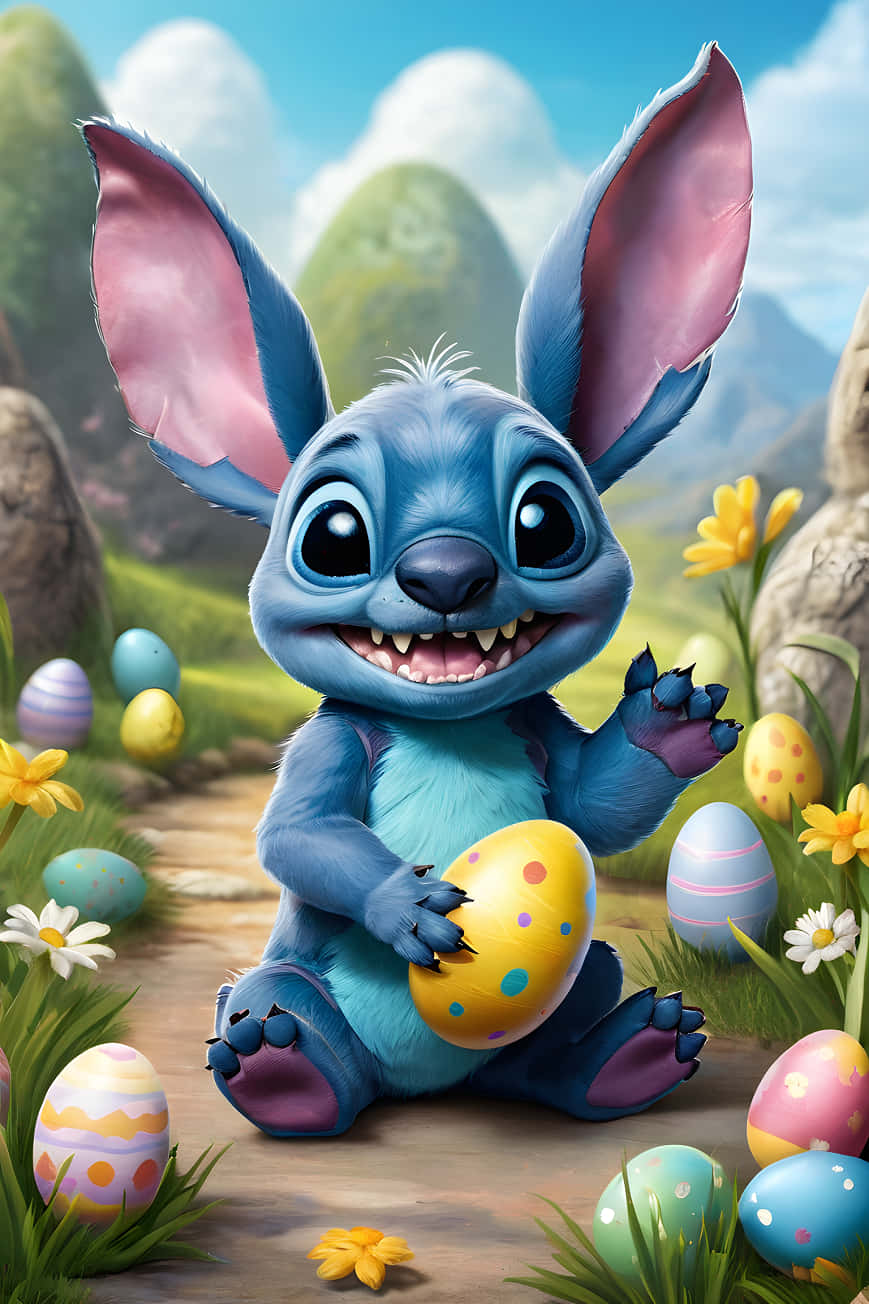 Easter Stitchwith Egg Wallpaper