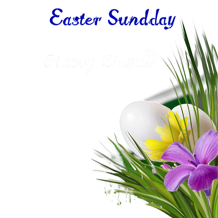 Easter Sunday Church Png 05212024 PNG