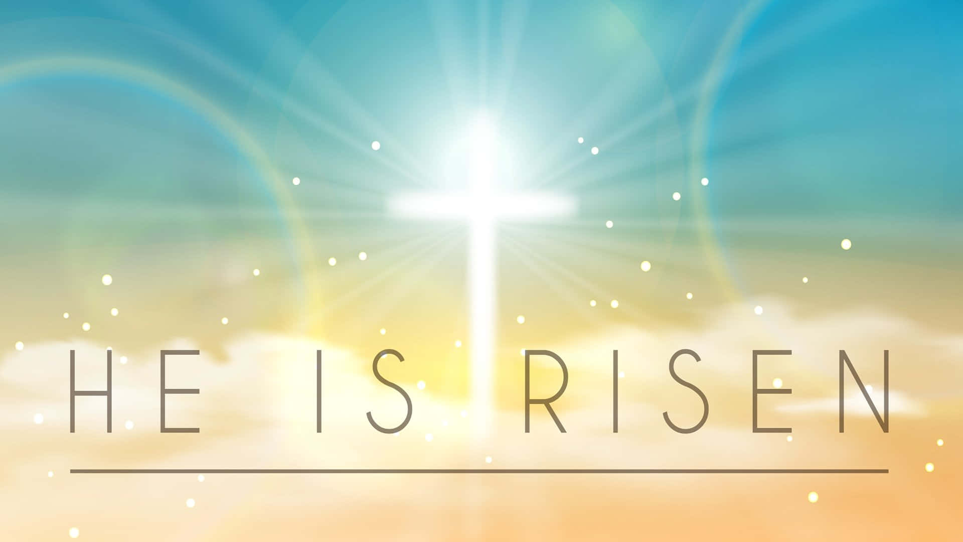 Easter Sunrise He Is Risen Wallpaper