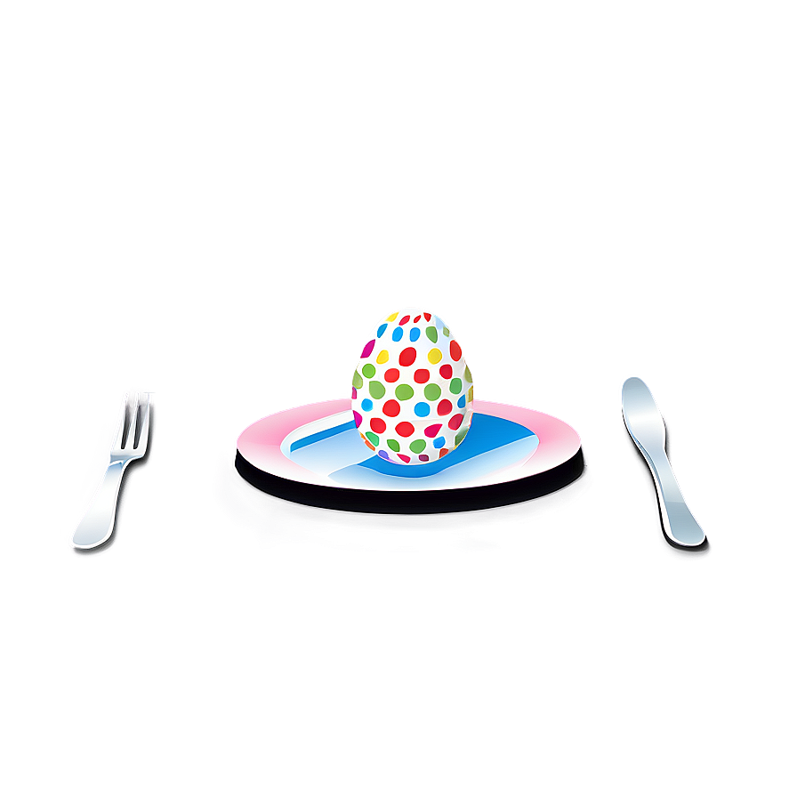 Easter Table Setting Png 05212024 PNG