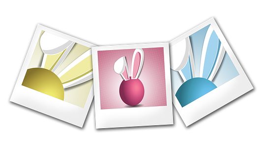 Easter Themed Graphic Design Elements PNG