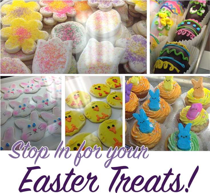 Easter Treats Collage PNG