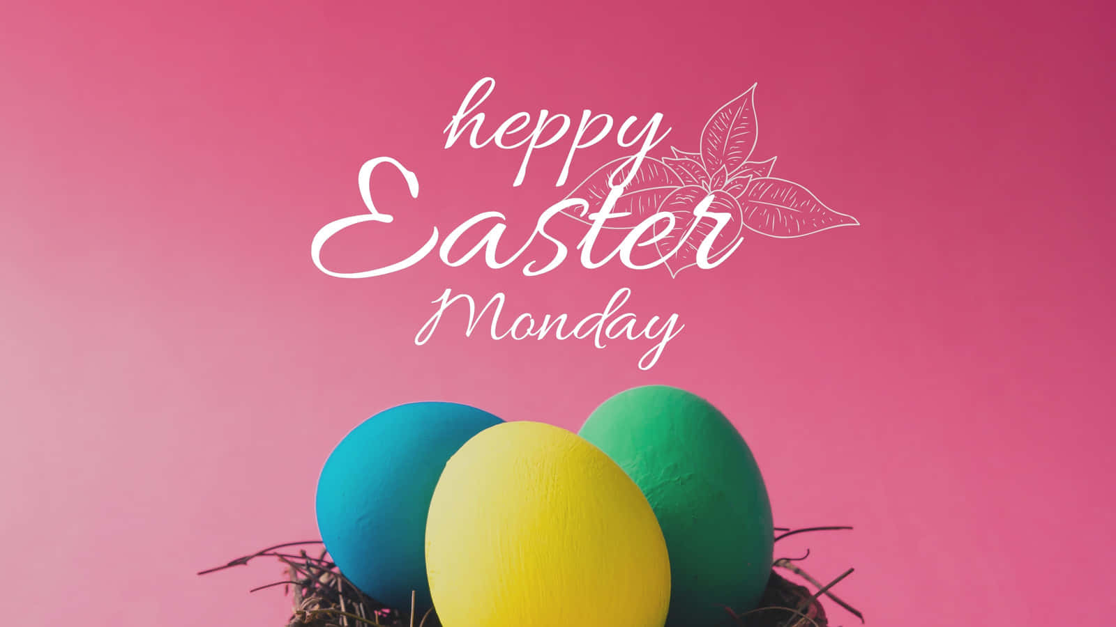 Download Happy Easter Monday With Colorful Eggs