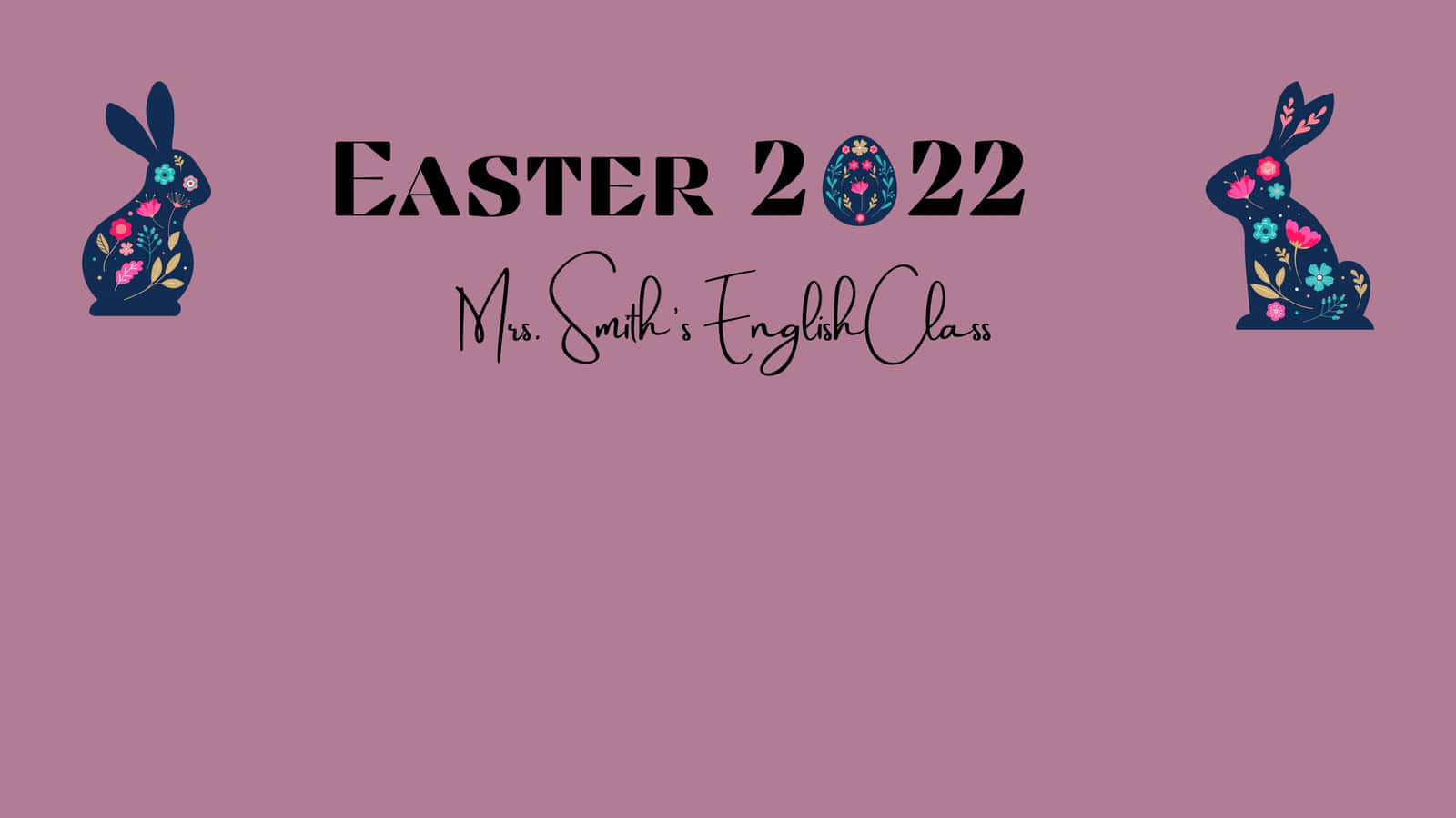 Easter 2020 - Mrs Scott English Class