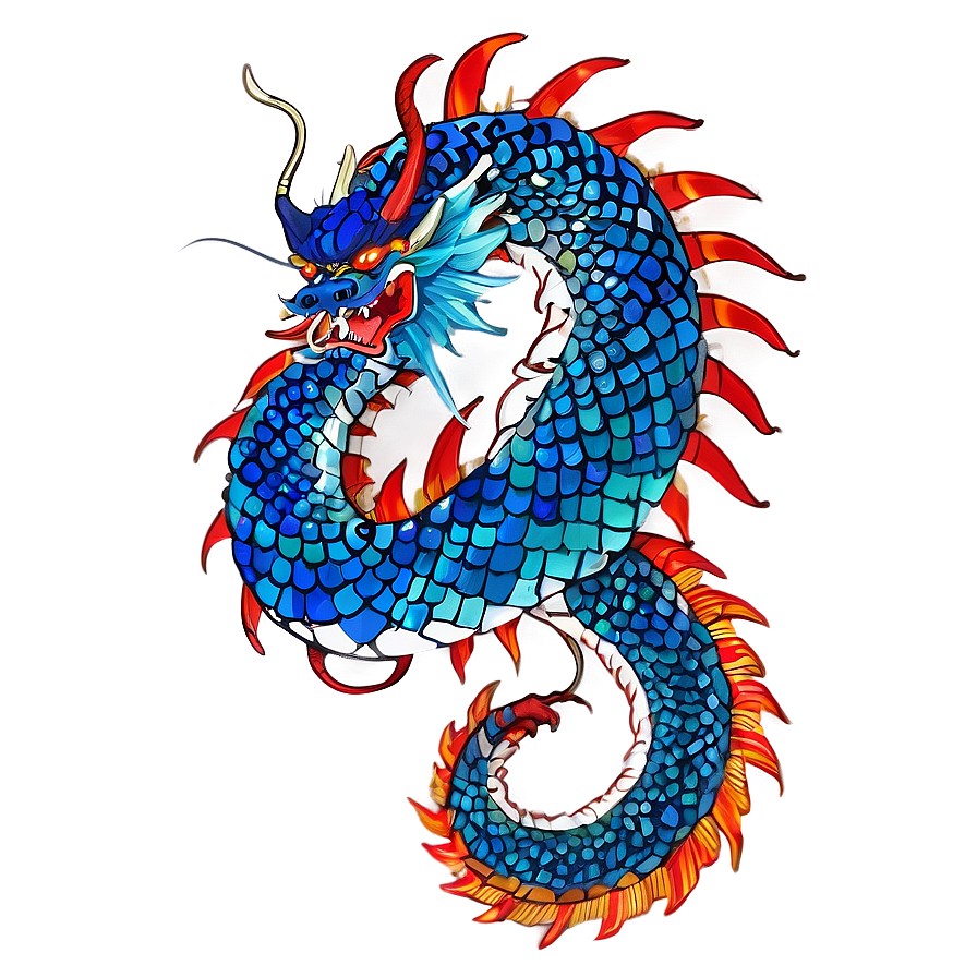 Download Eastern Dragon Art Png 05032024 | Wallpapers.com