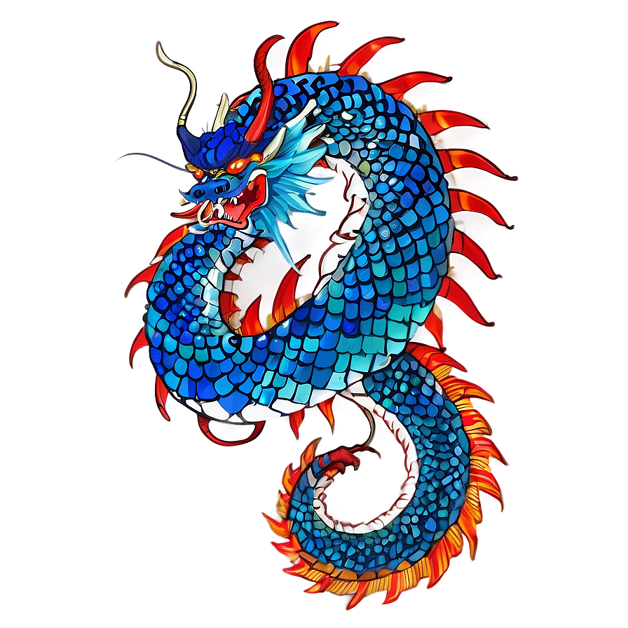 Eastern Dragon Art Png 05032024 PNG