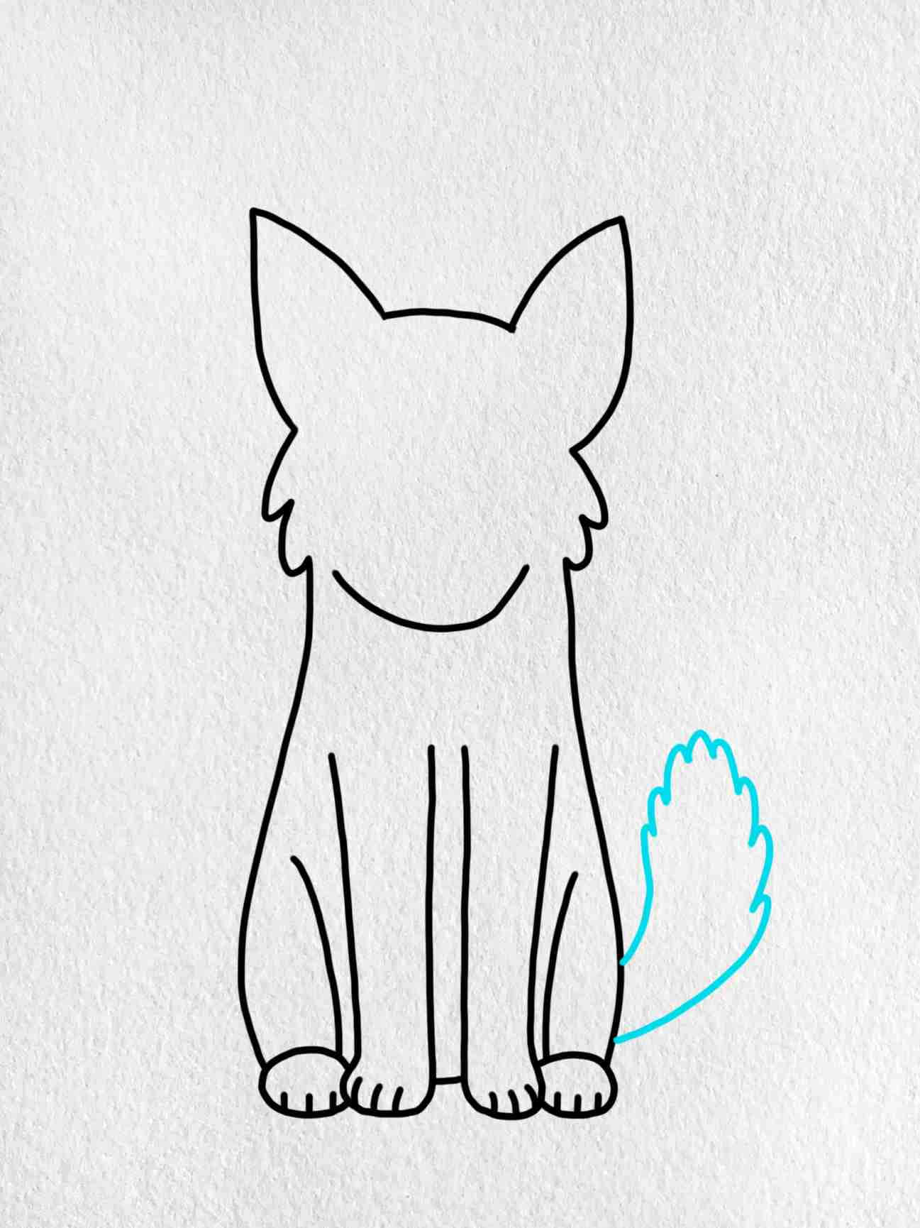 How To Draw A Cat Step 1